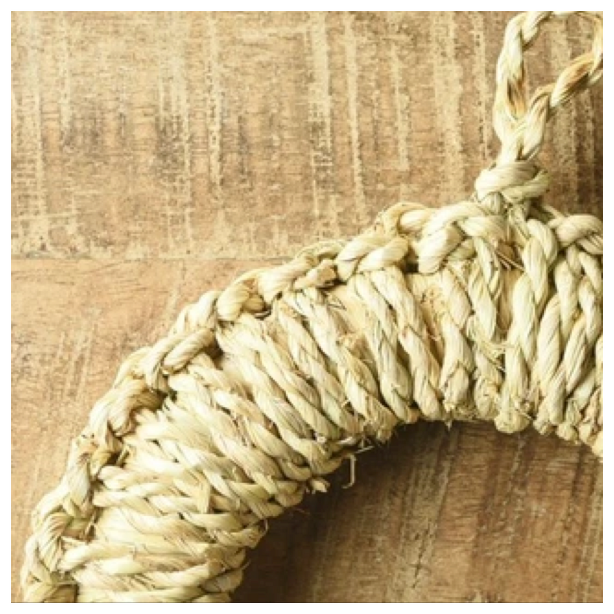 Japanese Woven Pot Holder close up