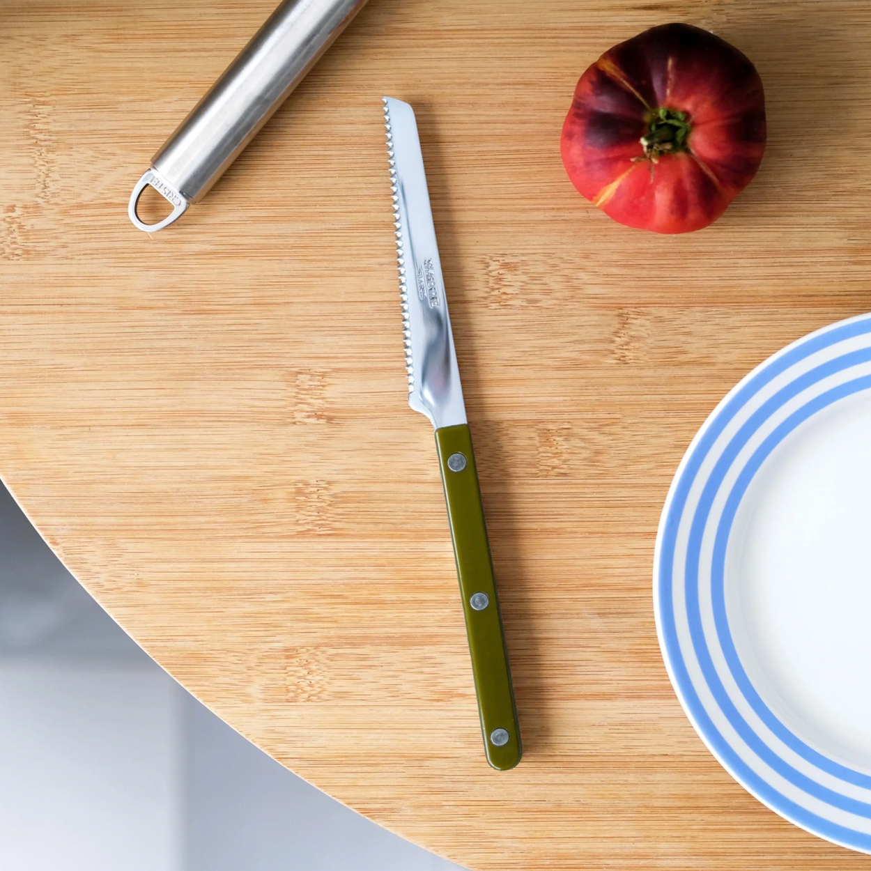 Fern Green Sabre Paris Bistrot French Tomato Knife