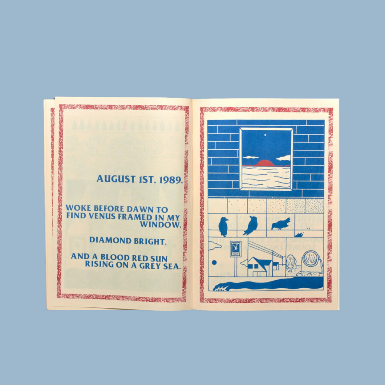 Interior details of A Garden By The Sea Zine