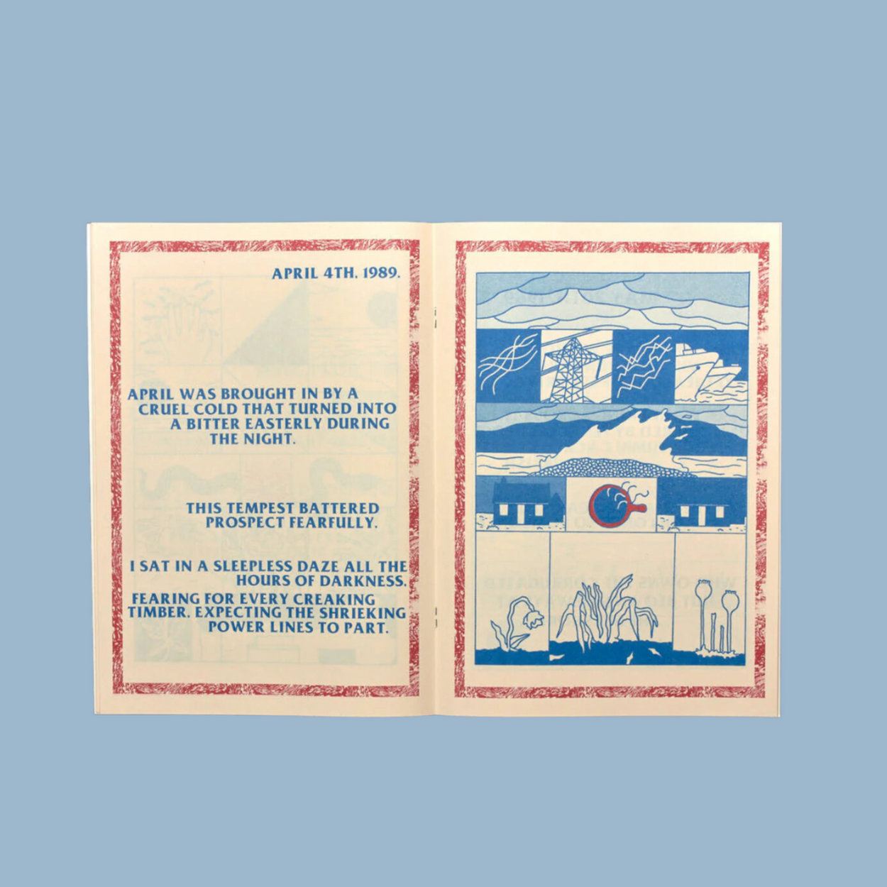 Interior details of A Garden By The Sea Zine