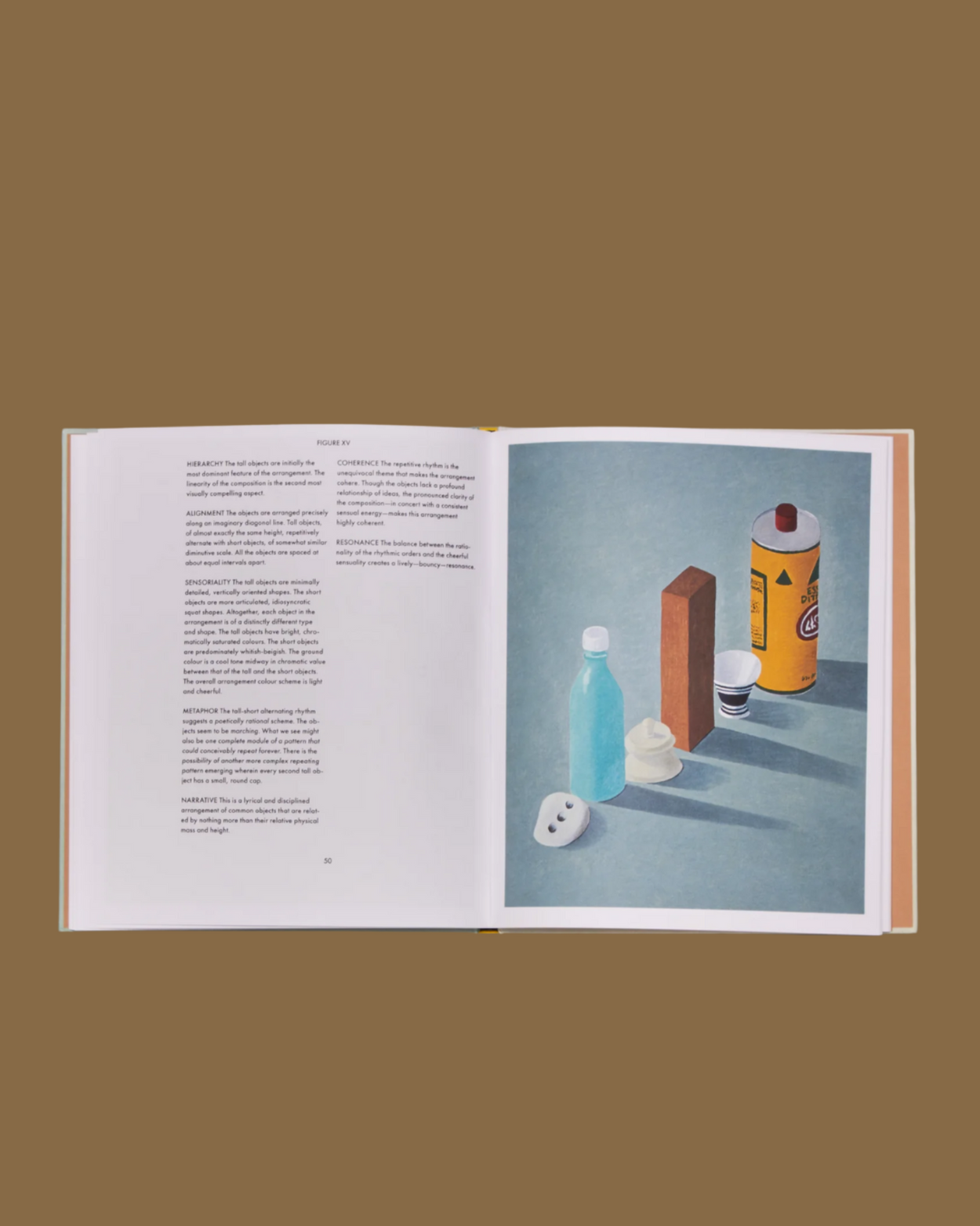 Interior detail of Arranging Things by Leonard Koren Hard Back Book