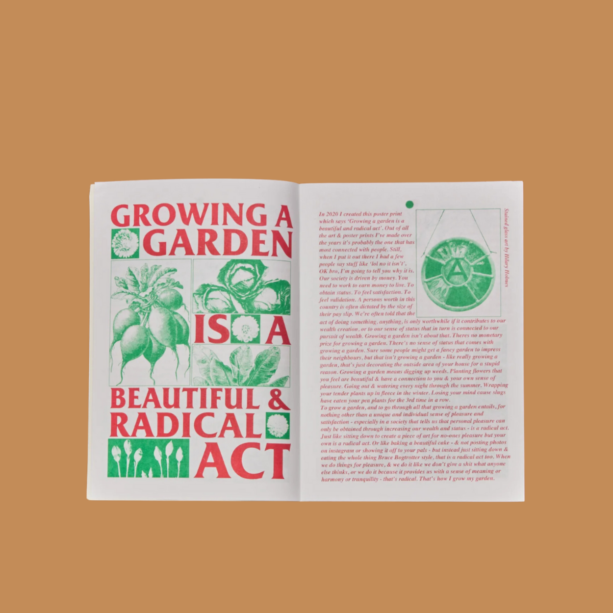 A Radical Garden Zine interior