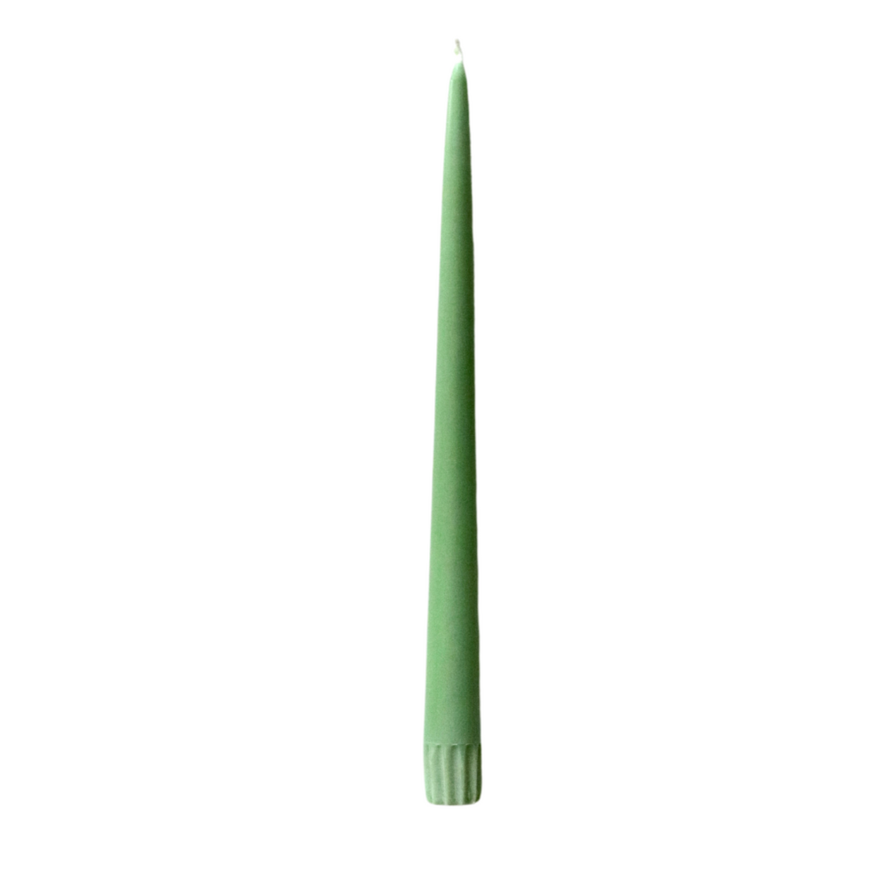 Green Fair Trade Tapered Dinner Candles