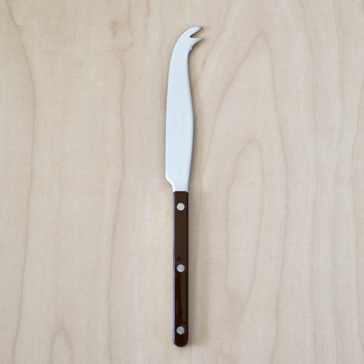 Sabre Paris chocolate brown cheese knife