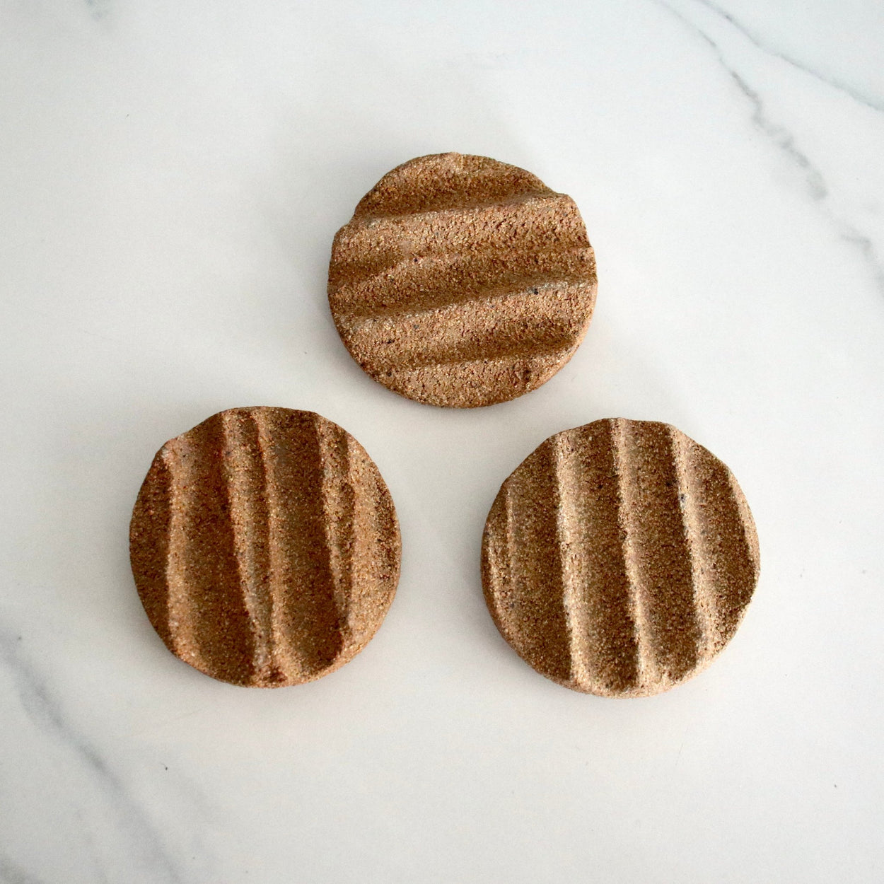 3 round Ceramic Soap Holder by Grace McCarthy
