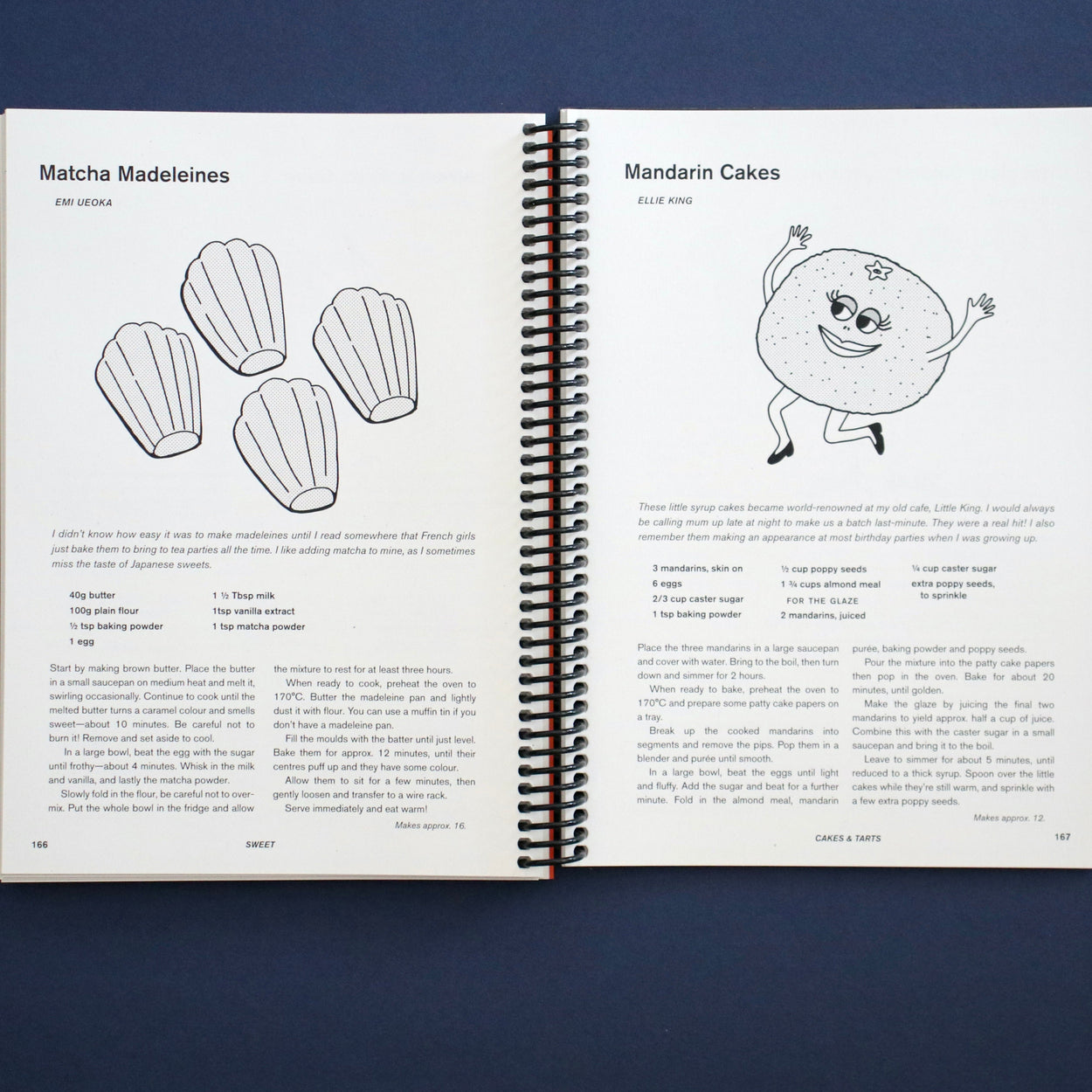 Interior of Recipes with Friends Cookbook by Alice Oehr