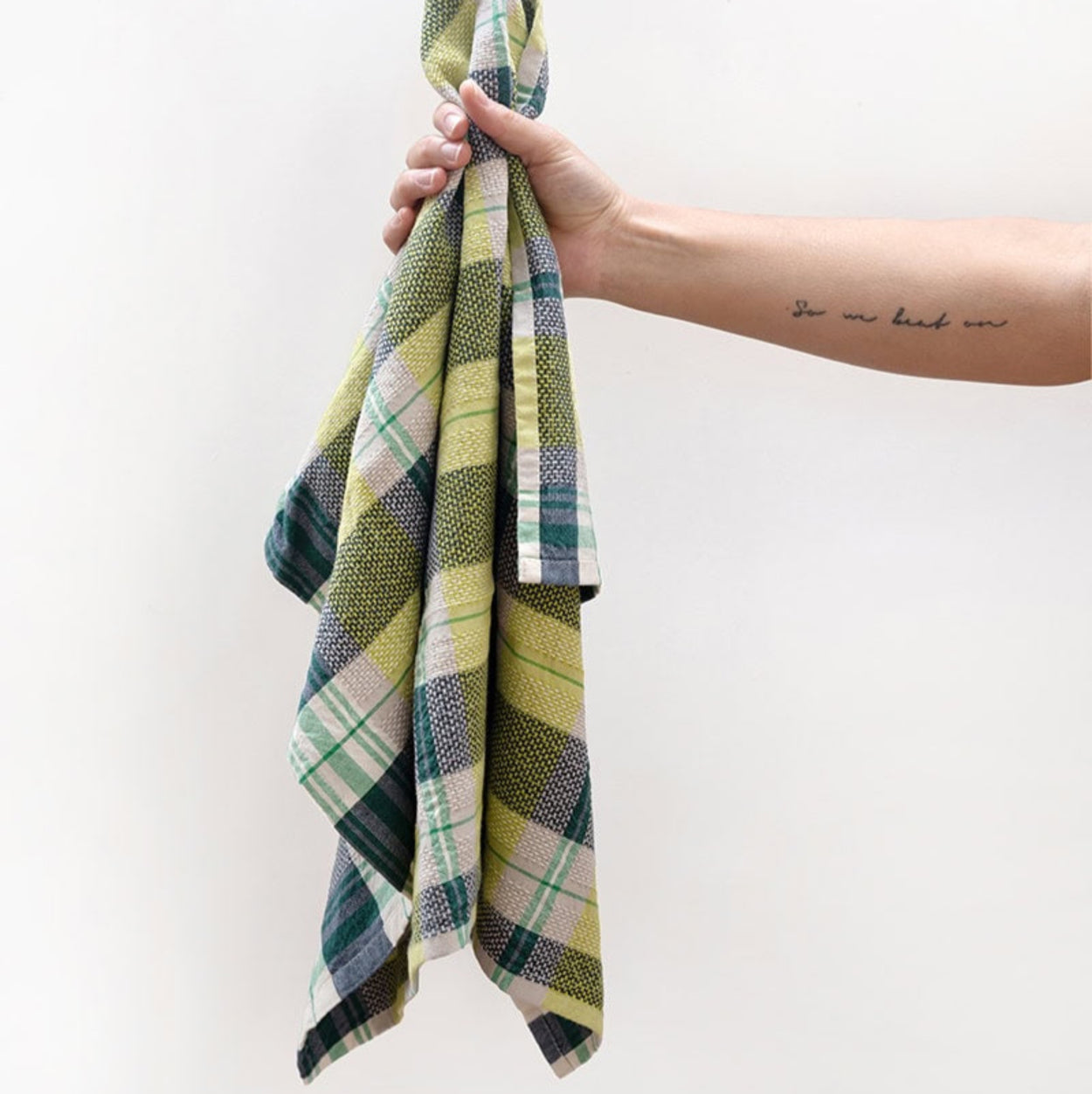 Mungo Vadoek Cotton Tea Towel Dill