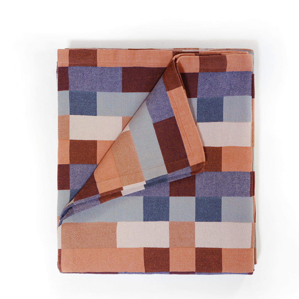 Mungo Double Cotton Blanket - Wild Fire