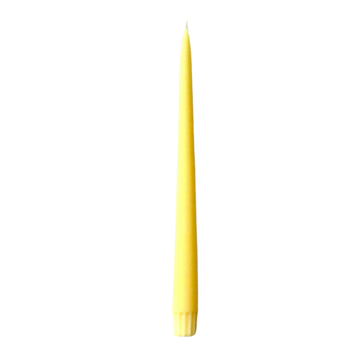 Yellow Fair Trade Tapered Dinner Candles