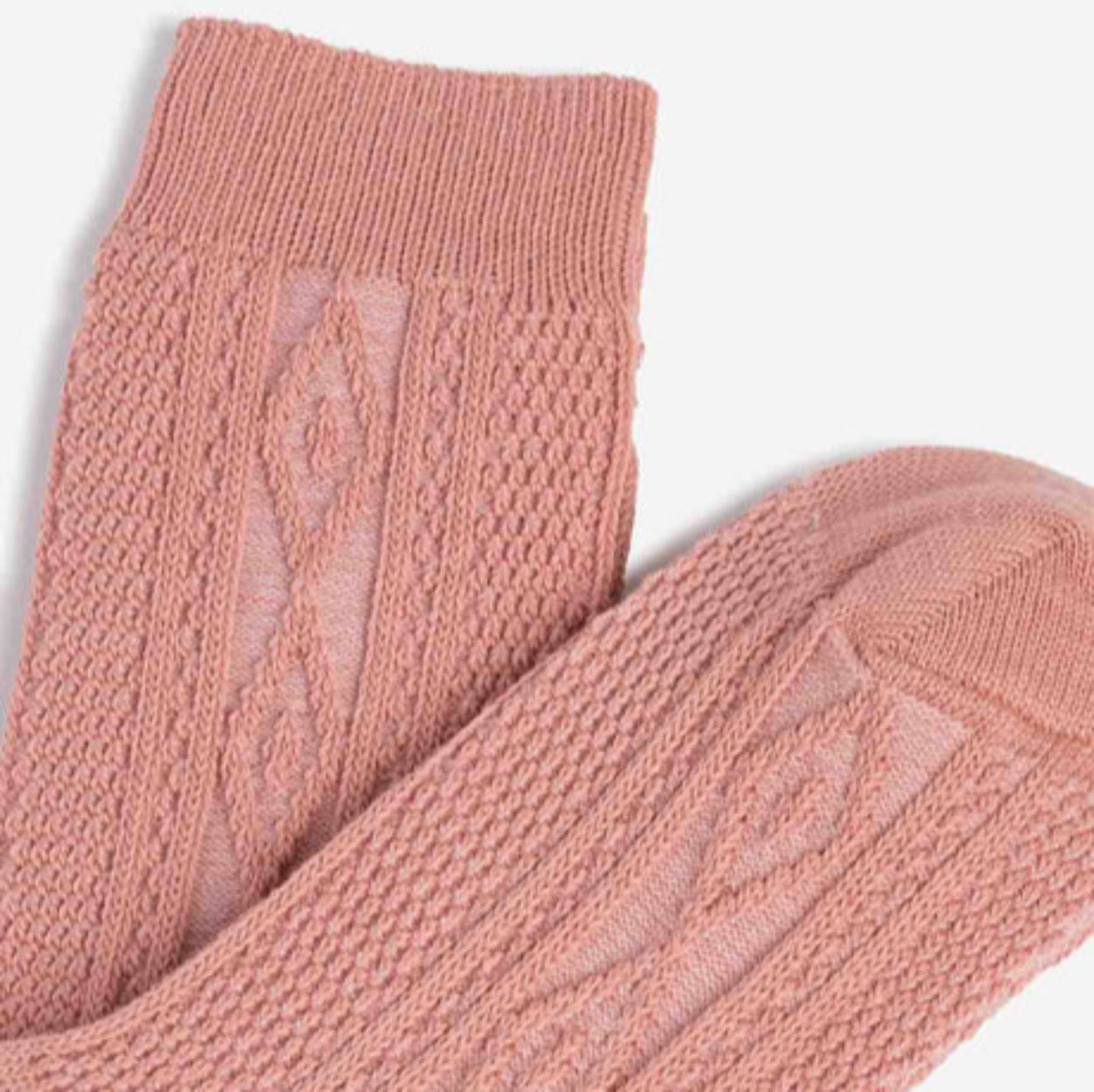 Close up of rose Royalties Paris Aran Socks