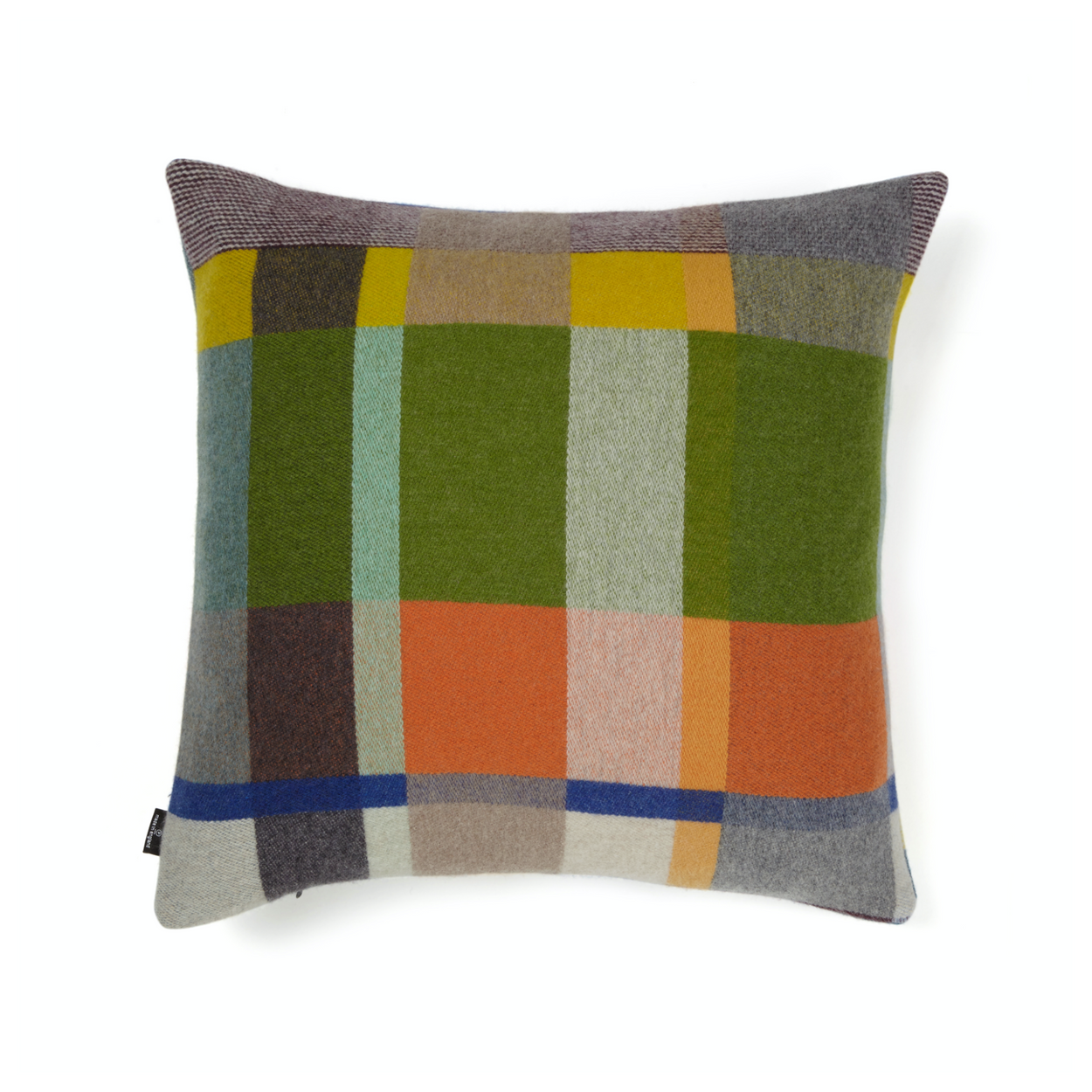 Premium Australian Merino Wool Cushion cover - Gwynne, stuffed, back