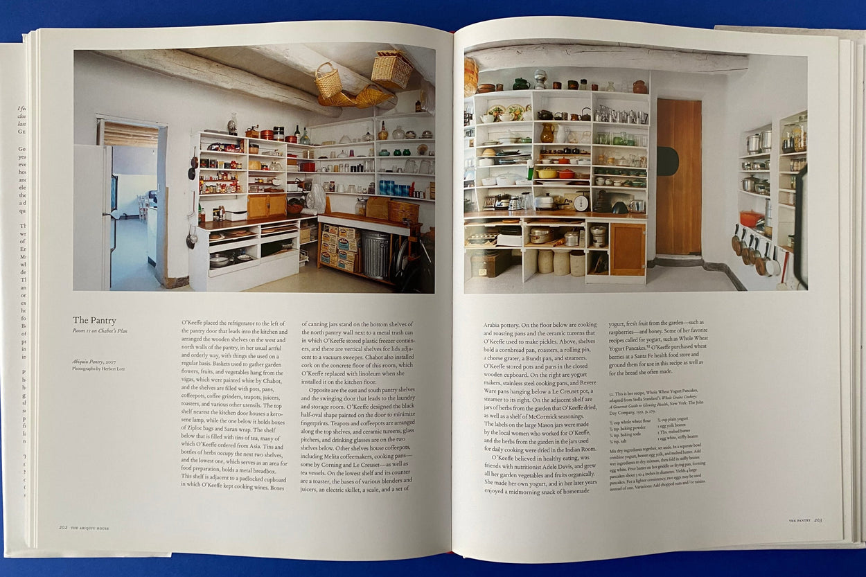 Interior image of kitchen in Georgia O'Keeffe and Her Houses Hardback Book
