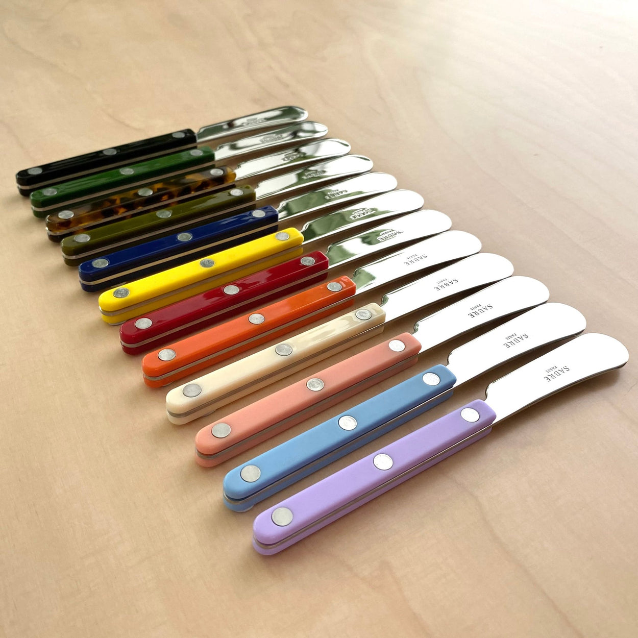 Sabre Paris Bistrot Butter Spreader in 12 colours