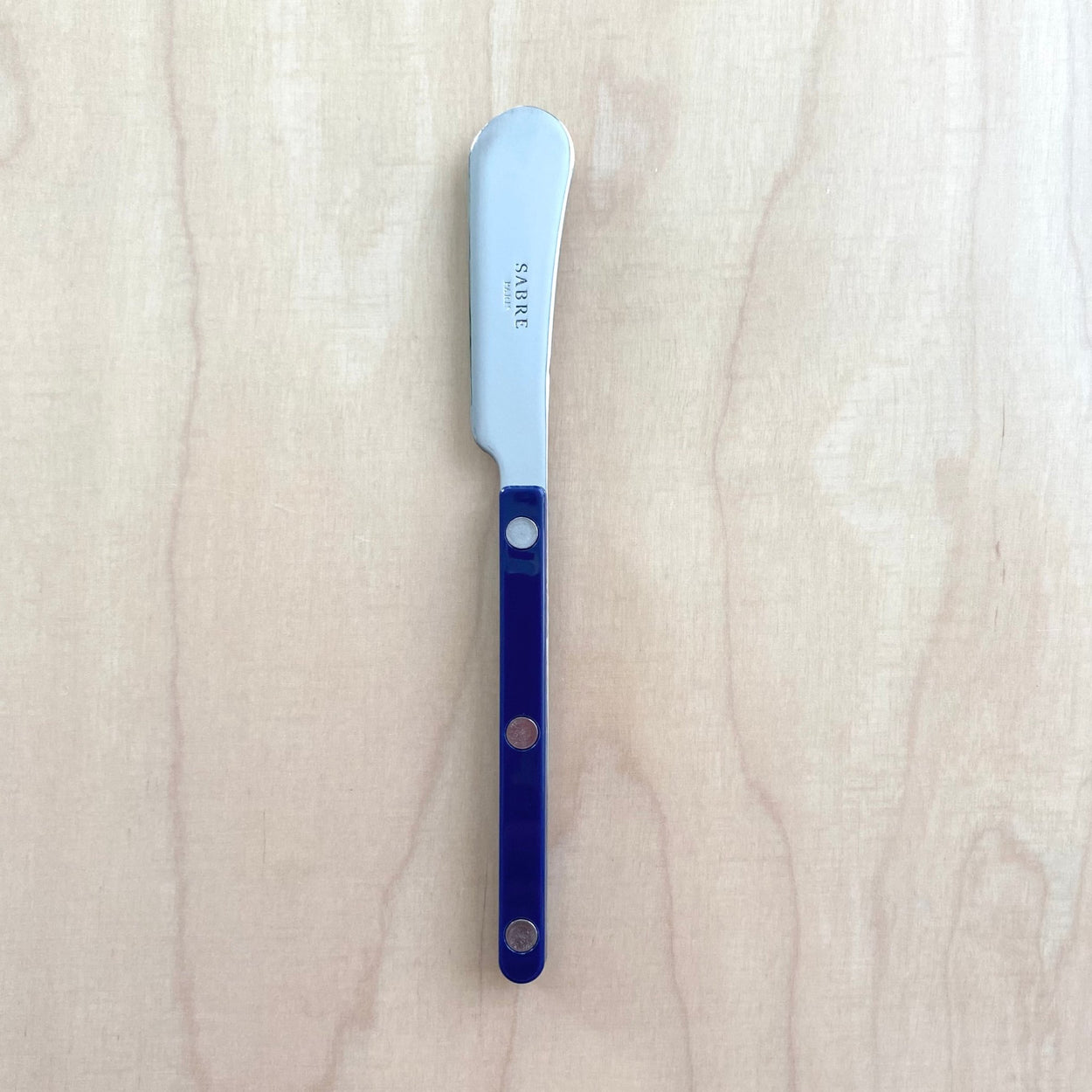Sabre Paris Bistrot Butter Spreader in Navy Blue