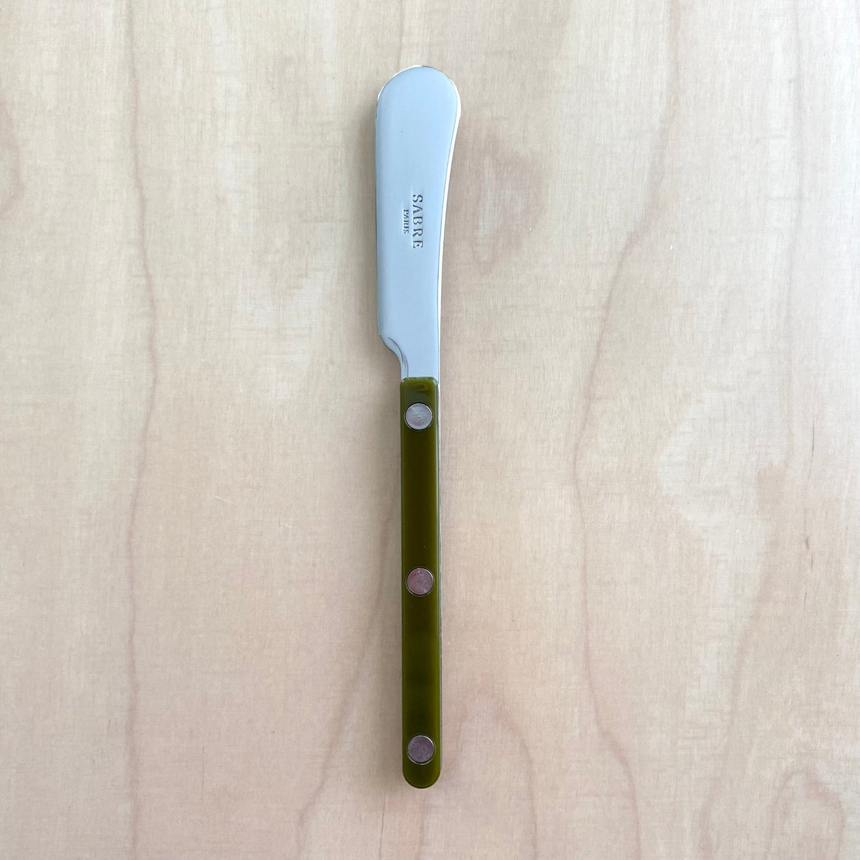 Sabre Paris Bistrot Butter Spreader in Fern Green