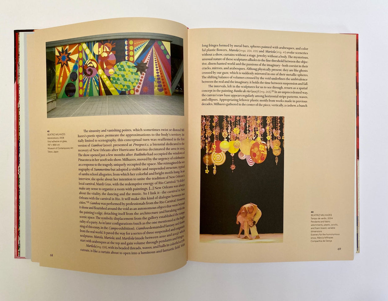 Beatriz Milhazes: Avenida Paulista Hardback Book interior