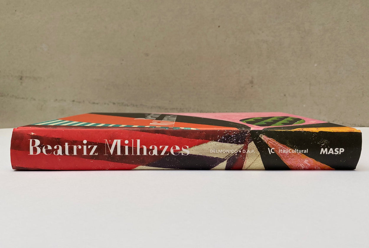 Beatriz Milhazes: Avenida Paulista Hardback Book interior spine view