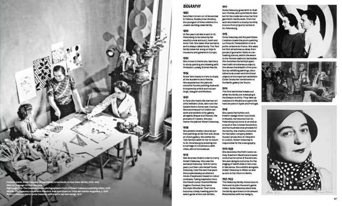 Sonia Delaunay Louisiana Museum of Modern Art Hardback Book interior