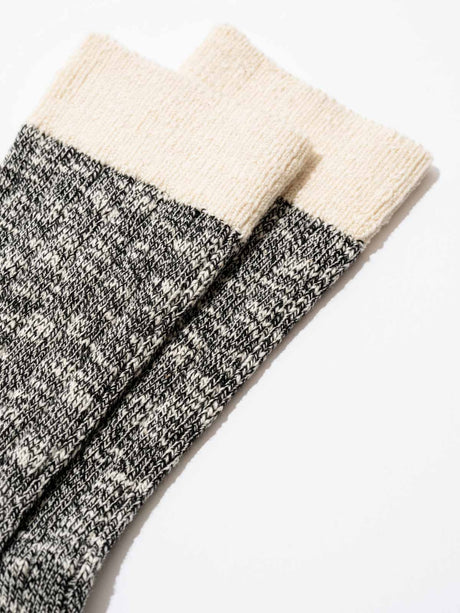 Close up of nero Royalties Paris Cotton Socks
