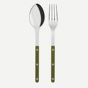 Sabre Bistrot Serving Set - Fern Green against a white backdrop