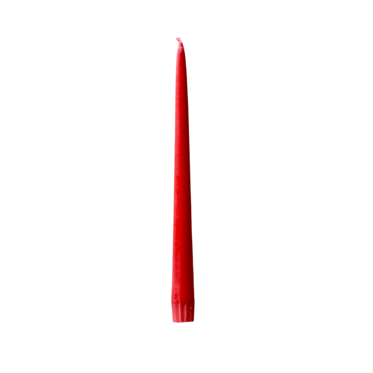 Carnival Red Fair Trade Tapered Dinner Candles 