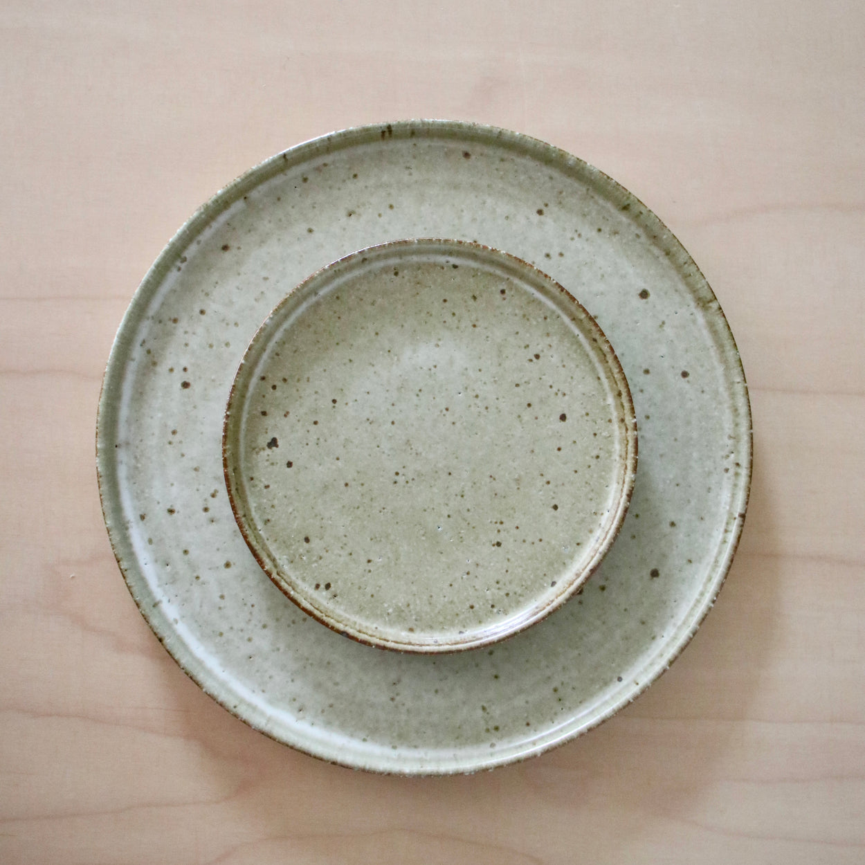 Japanese Jupiter Side Plate with dinner plate
