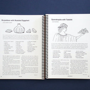 Interior of Recipes with Friends Cookbook by Alice Oehr