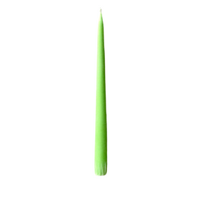 Lime Fair Trade Tapered Dinner Candles 