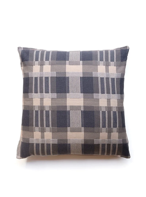 Grey Mungo Skipping Block Cushion