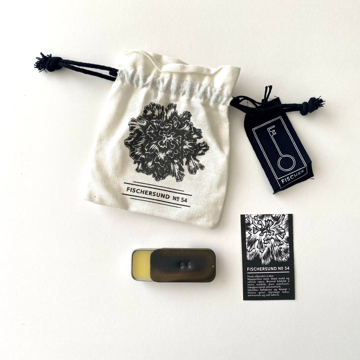 Fischersund Solid Perfume No.54 with drawstring bag