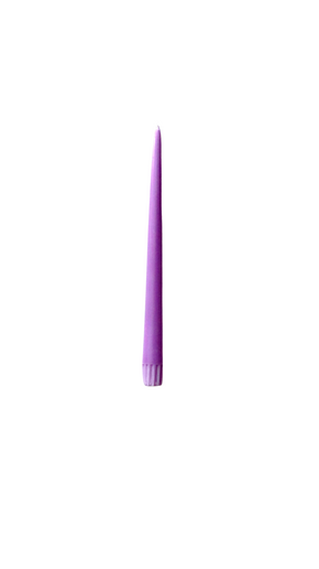 Purple Fair Trade Tapered Dinner Candles 