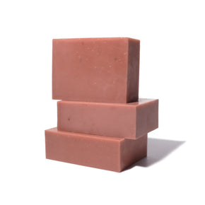 Stack of 3 Mater Soap Rose bars.