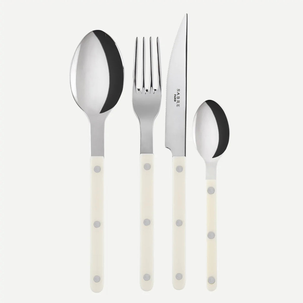 Sabre Bistrot Cutlery 4 Piece Set - Ivory 