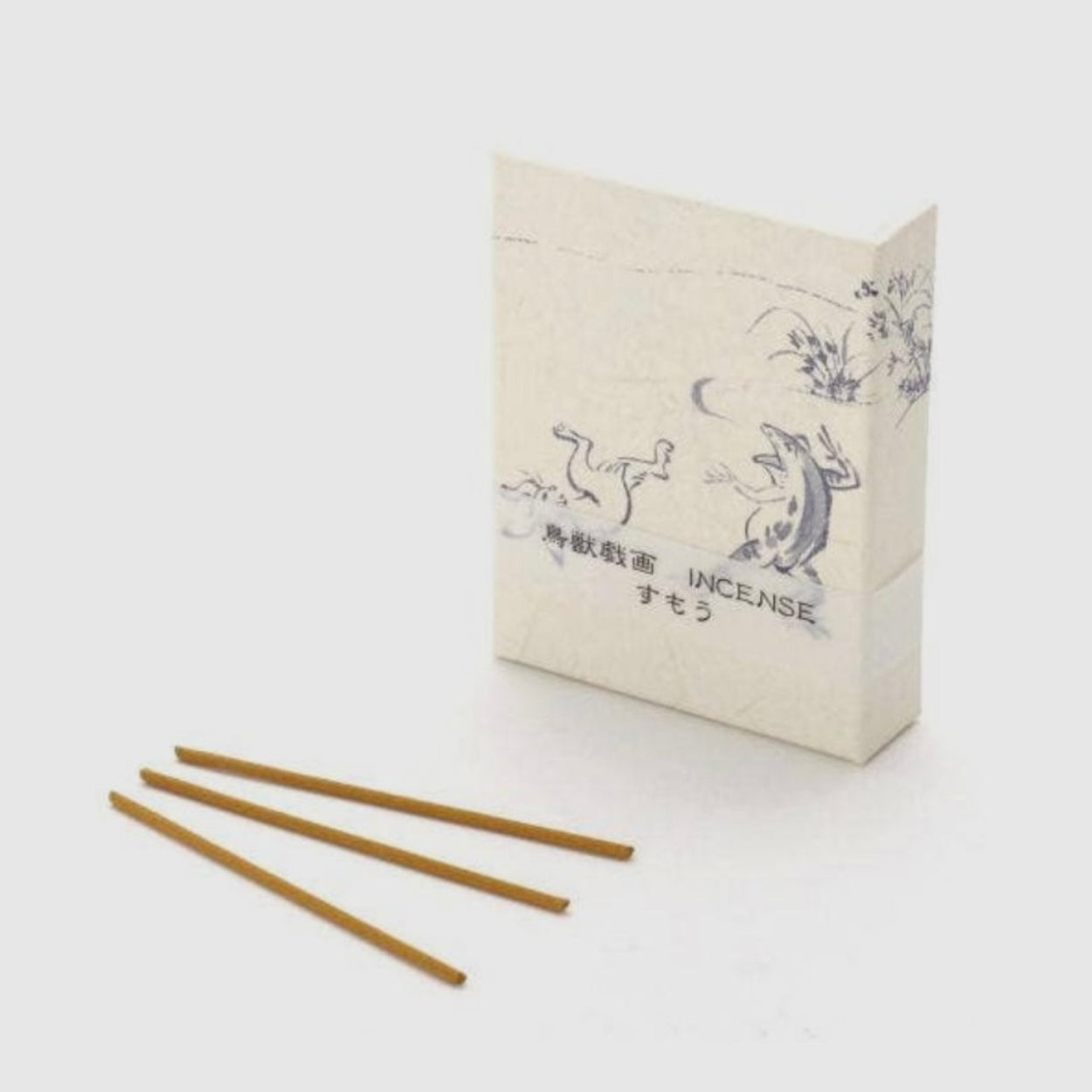 Japanese Incense Sticks box- Sumo with incense sticks.