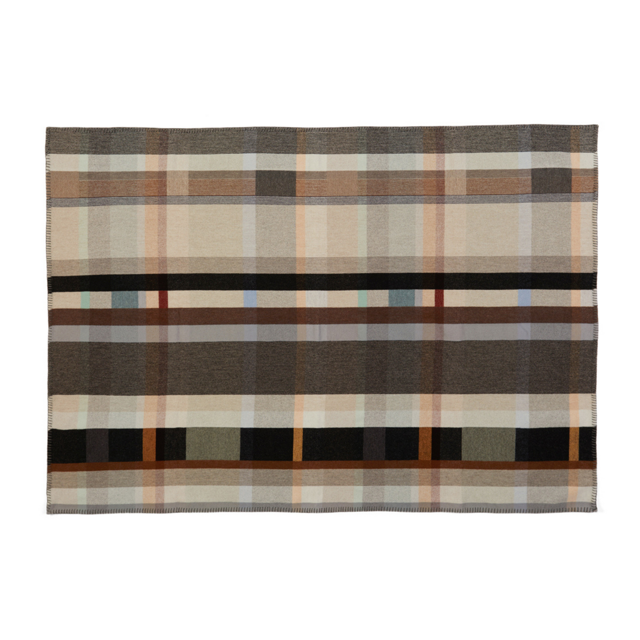 Wallace Sewell Premium Chipperfield  Merino lambswool throw side 1