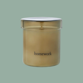 Homework UK scented candle - Water, unboxed