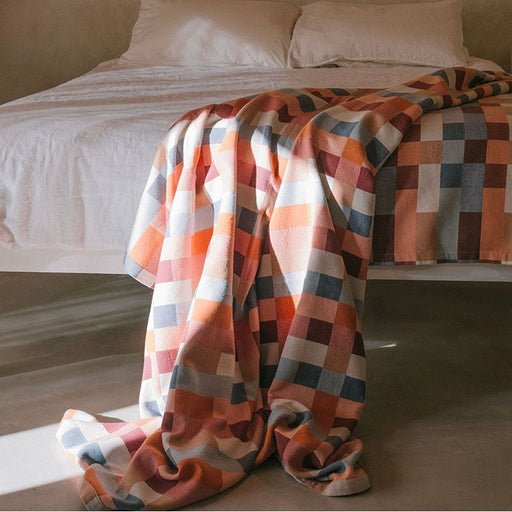 Mungo Double Cotton Blanket - Seven Seas