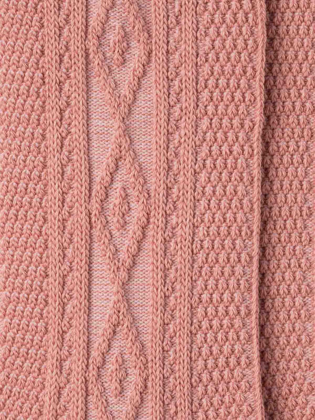 Close up of rose Royalties Paris Aran Socks