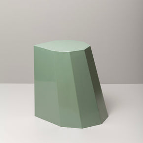 Arnold Circus Stool in Pale Eucalypt Green