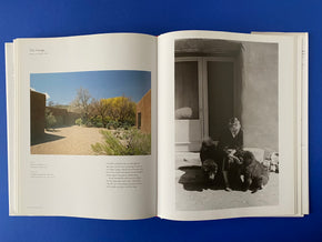 Interior images of courtyard in Georgia O'Keeffe and Her Houses Hardback Book