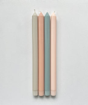 Fair Trade Dinner Candles - Pastel Colours Various