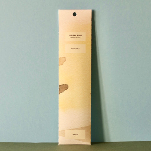 Juniper Ridge Campfire Incense - White Sage front of packet.