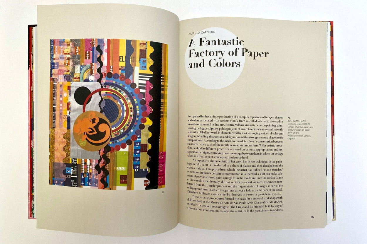 Beatriz Milhazes: Avenida Paulista Hardback Book interior