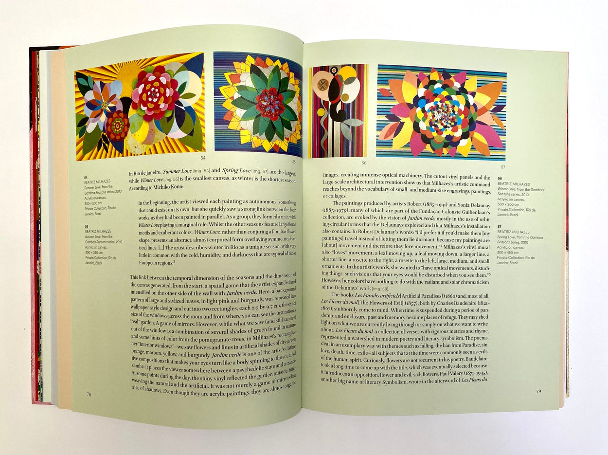 Beatriz Milhazes: Avenida Paulista Hardback Book interior