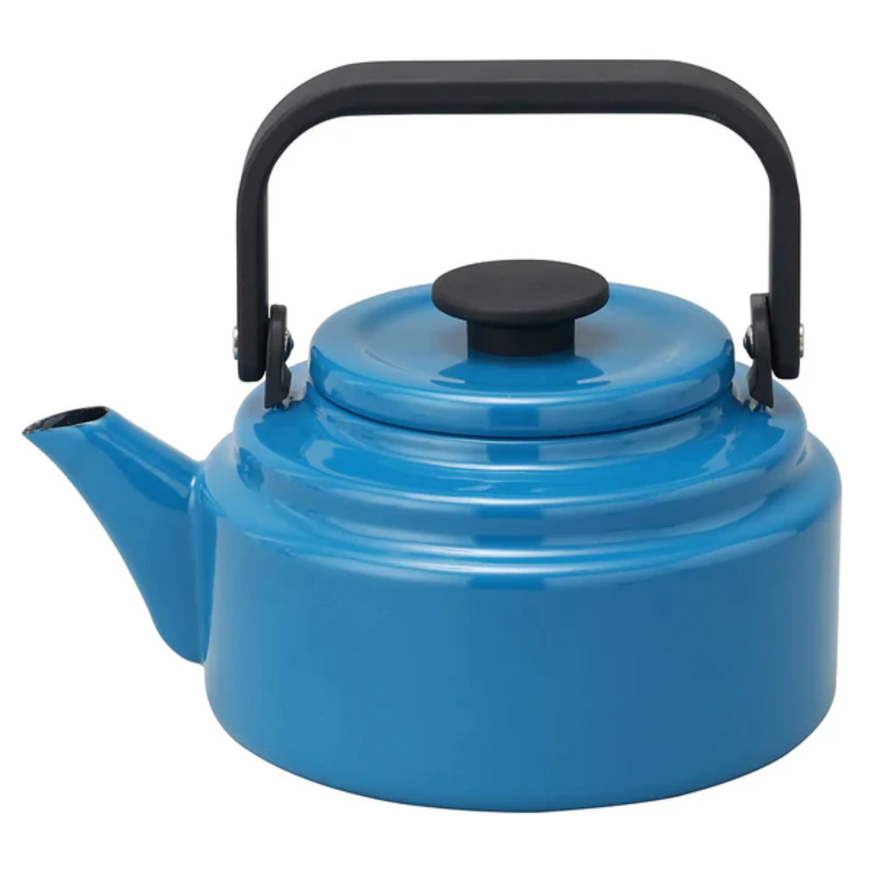 Noda Horo Amu Kettle Blue against white background