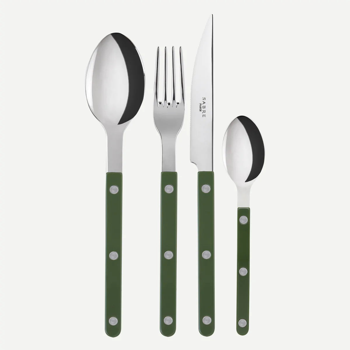 Sabre Bistrot Cutlery 4 Piece Set - Green