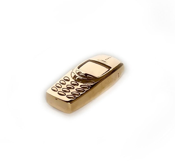 Bronze Nokia Phone by Nancy Pearce